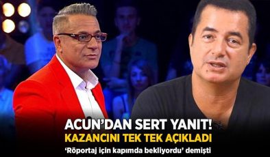 Servetini sorgulamıştı! Acun Ilıcalı’dan Mehmet Ali Erbil’e sert yanıt