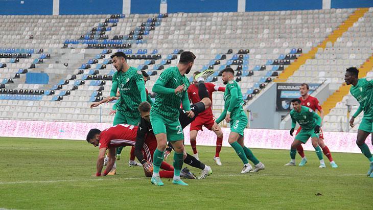 Erzurumspor 90+6’da üçlük attı: 1-0