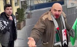 ‘Kelime-i Tevhid’ bayrağı taşıyan kişiye yumruk atmıştı! Ege Akersoy ilk kez hakim karşısında