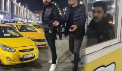 Otogarda taksicilerle müşteri arasında tartışma! ‘Bizi neden götürmüyorsun’