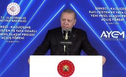 Sirkeci-Kazlıçeşme hattı açıldı! Erdoğan: 5 yılda hiçbir şey yapmadılar