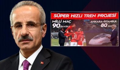 Bakan Uraloğlu açıkladı! İstanbul-Ankara arasına süper hızlı tren!