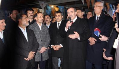 Cumhurbaşkanı Yardımcısı Yılmaz Bingöl Solhan’da vatandaşlara hitap etti