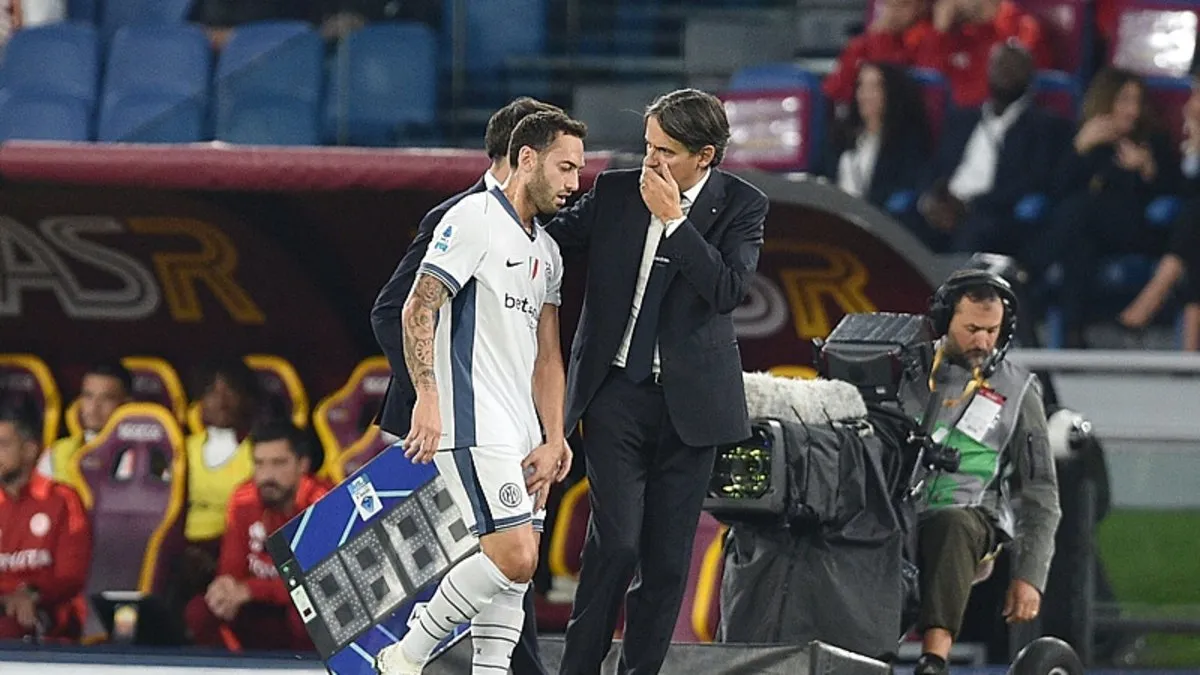 Inter’den, Hakan Çalhanoğlu’nun sakatlığı hakkında açıklama!