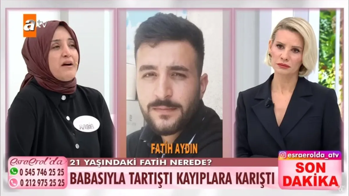 Esra Erol’da programında herkes Fatih Aydın için tek yürek oldu