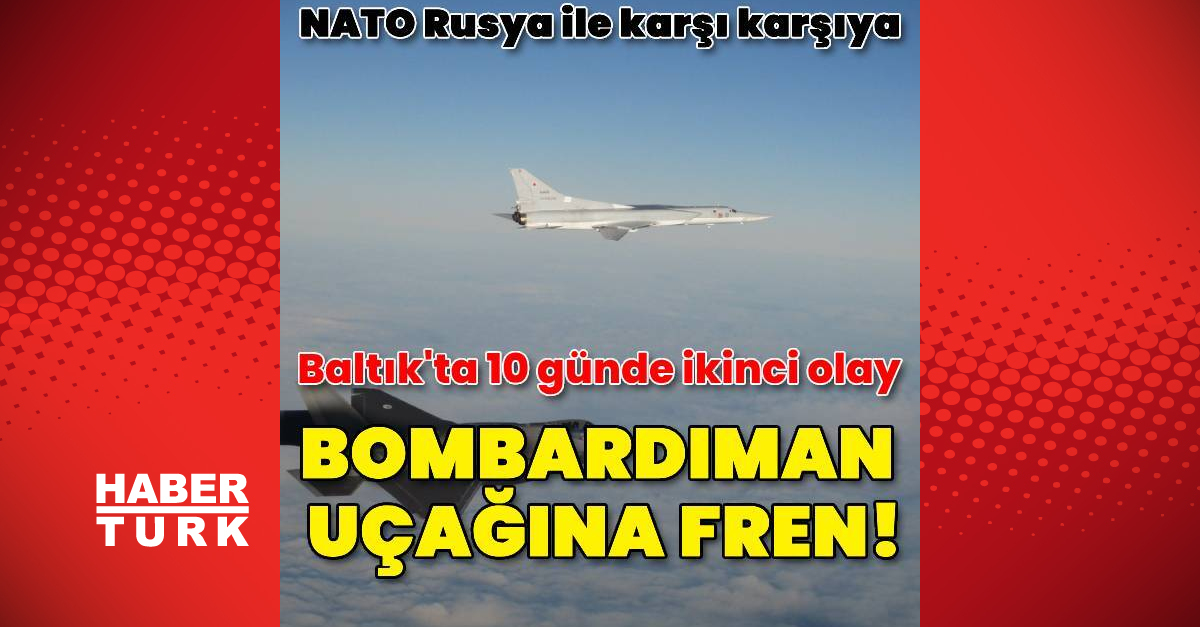 Hollanda’ya ait F-35’ler Baltık Denizi’nde Rus süpersonik bombardıman uçağına önleme yaptı